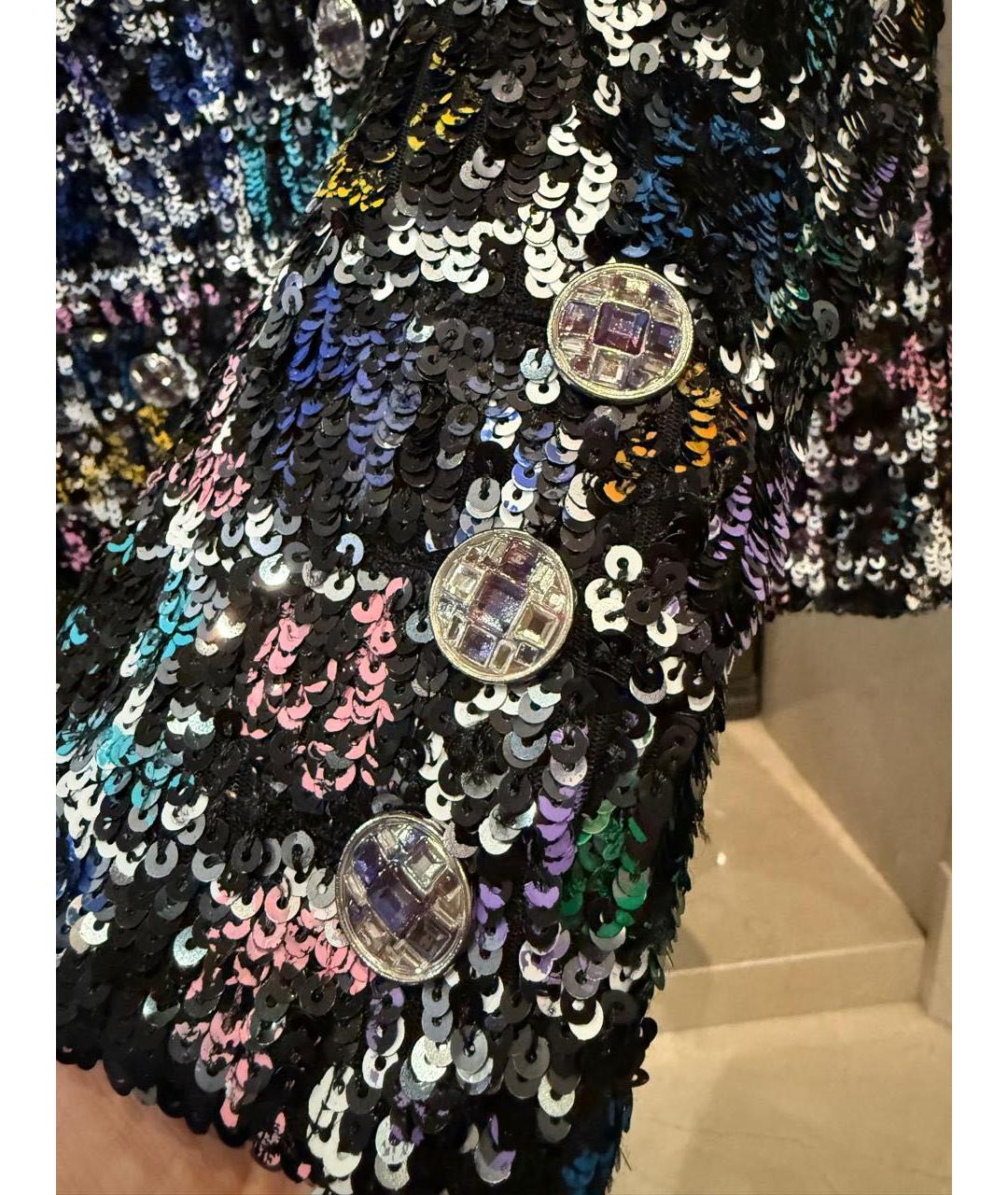 CHANEL Мульти твидовый жакет/пиджак, фото 4