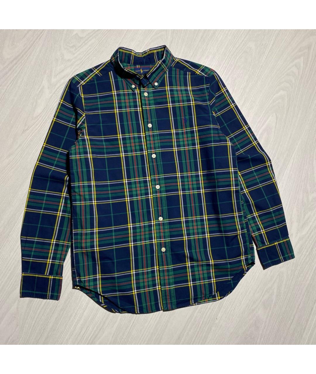 RALPH LAUREN KIDS Мульти хлопковая детская рубашка, фото 4