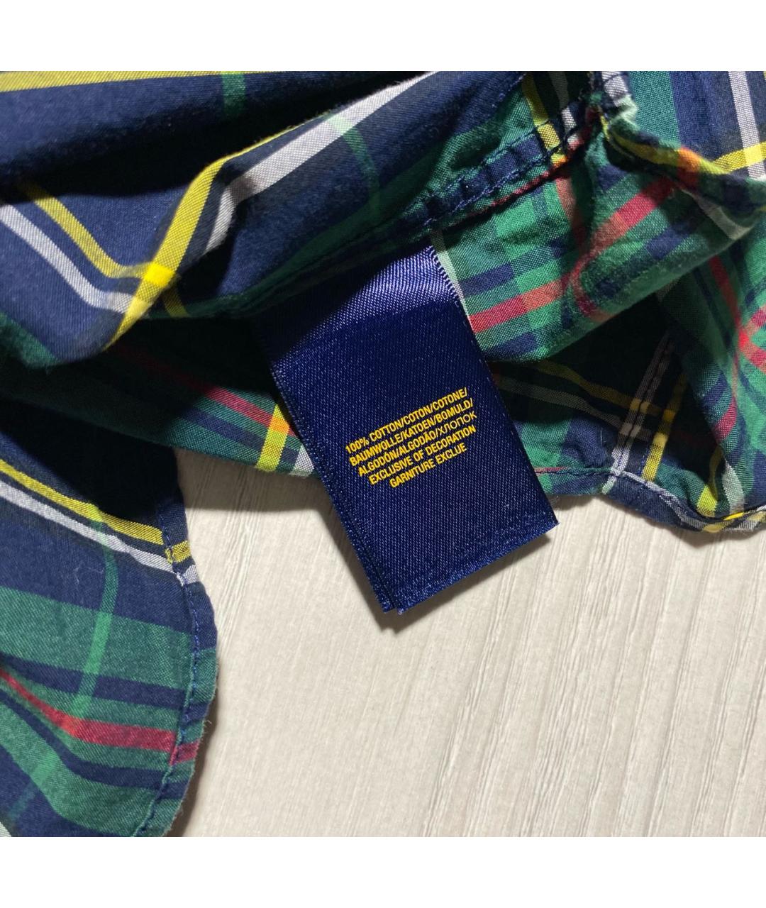 RALPH LAUREN KIDS Мульти хлопковая детская рубашка, фото 6