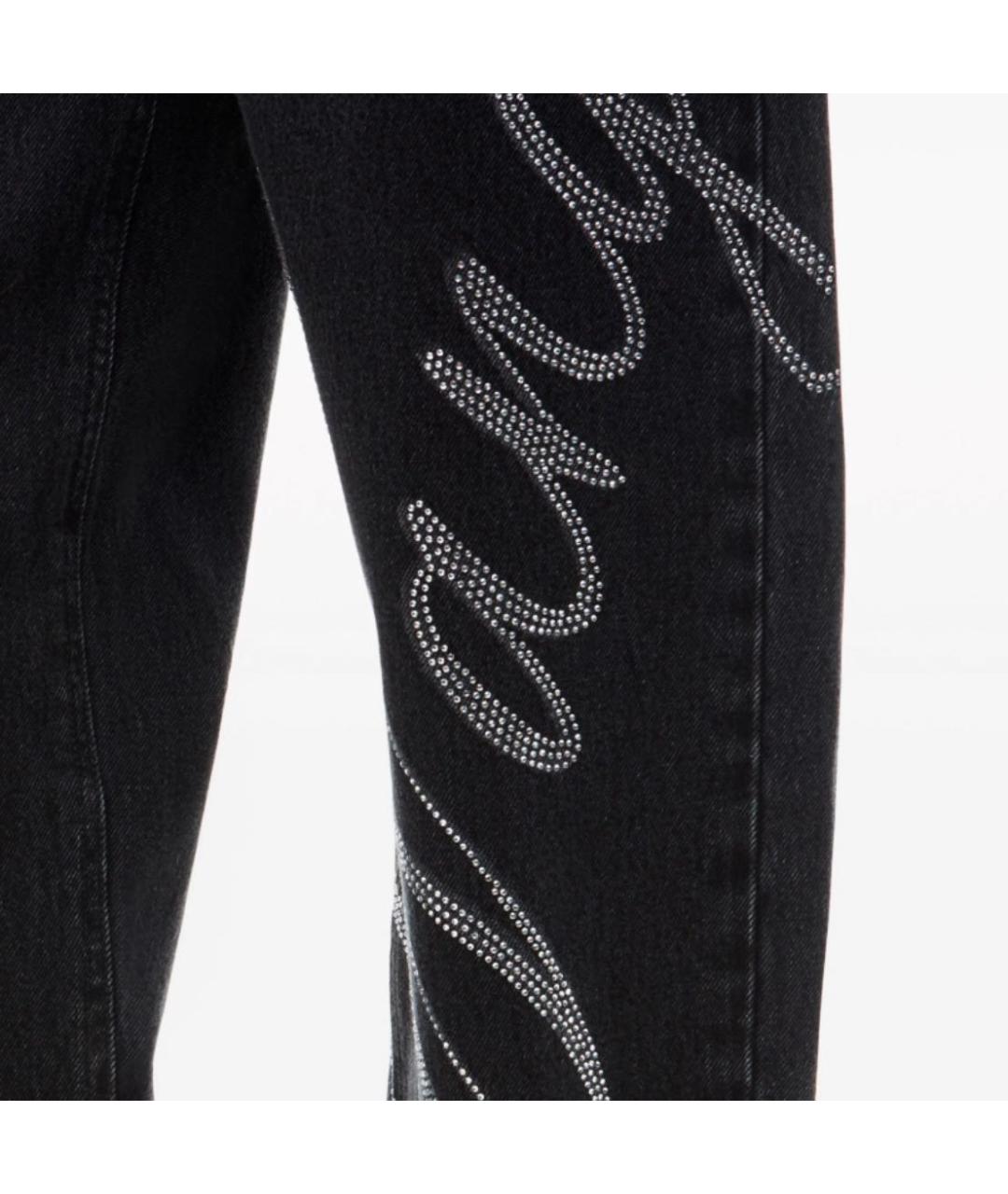 ALEXANDER WANG Черные хлопковые прямые джинсы, фото 4