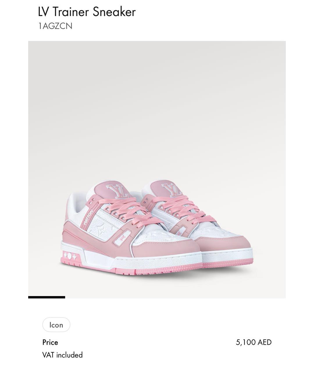 LOUIS VUITTON Белые кожаные кроссовки, фото 4