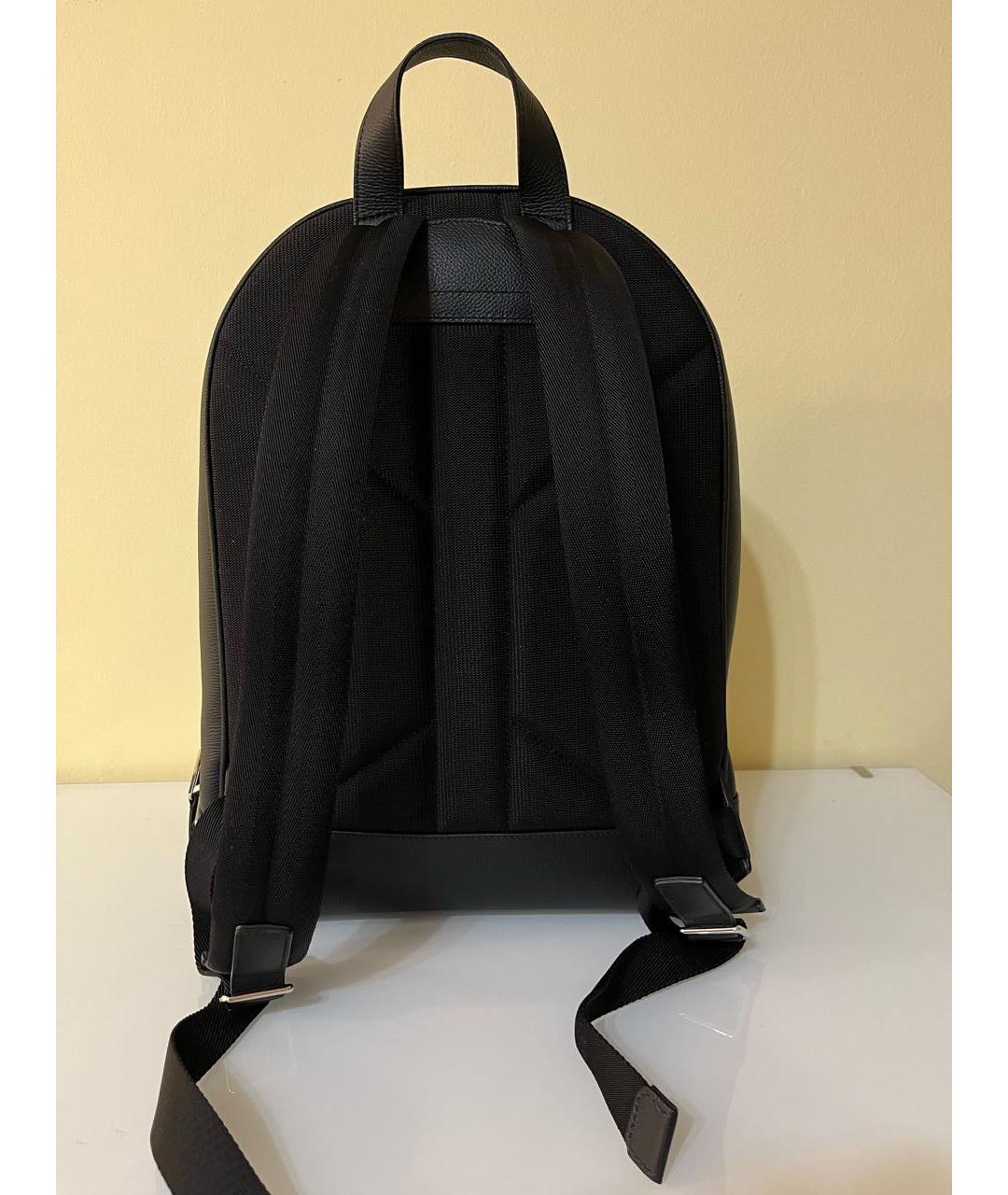 BURBERRY Черный кожаный рюкзак, фото 3