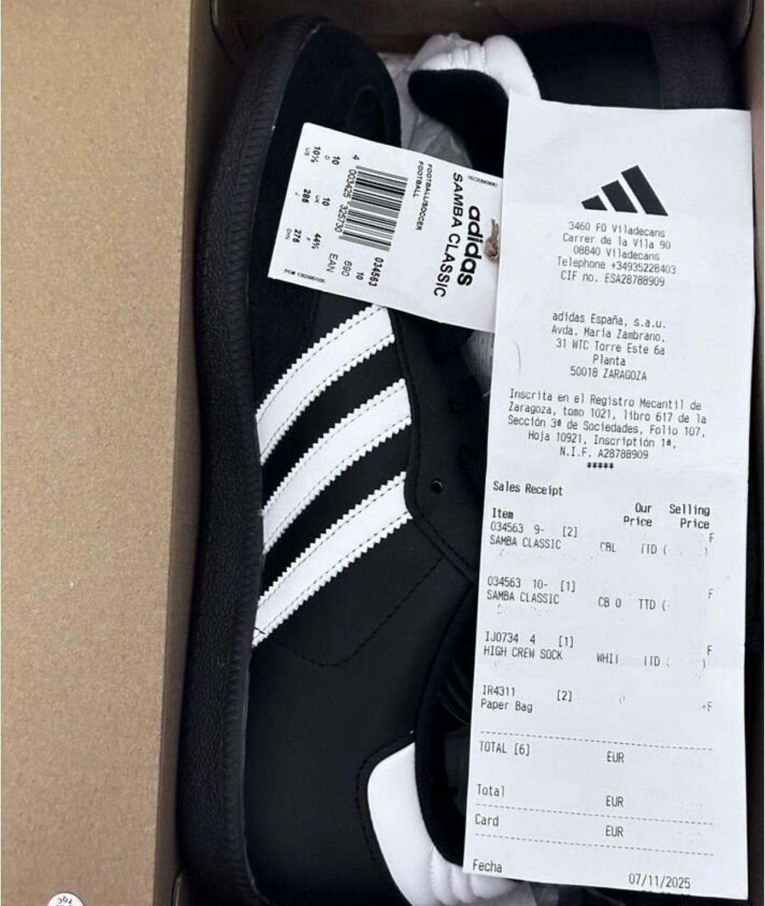 ADIDAS Черные кожаные низкие кроссовки / кеды, фото 8