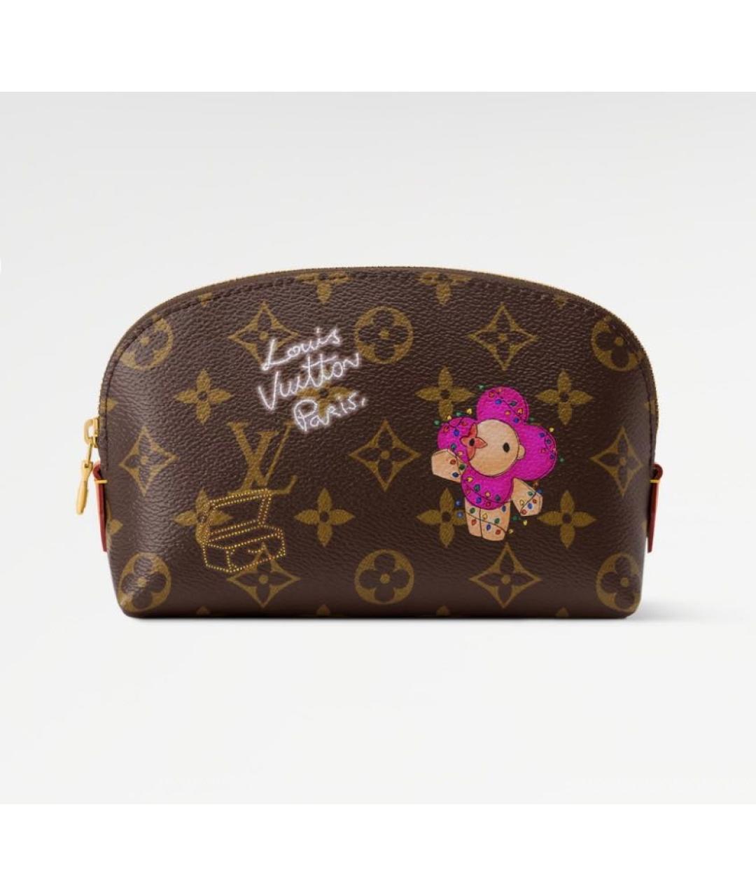 LOUIS VUITTON Мульти кожаная косметичка, фото 6
