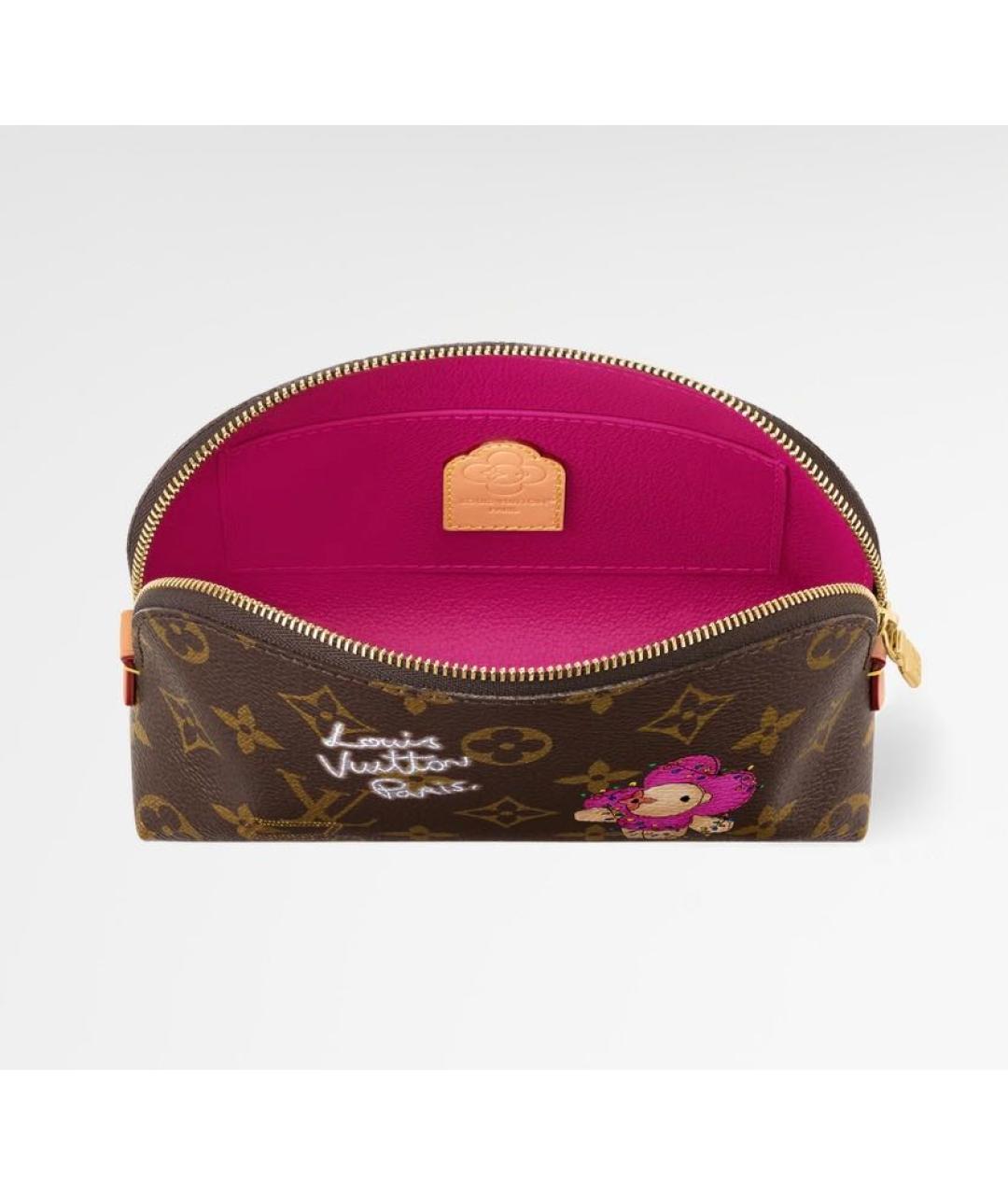 LOUIS VUITTON Мульти кожаная косметичка, фото 3