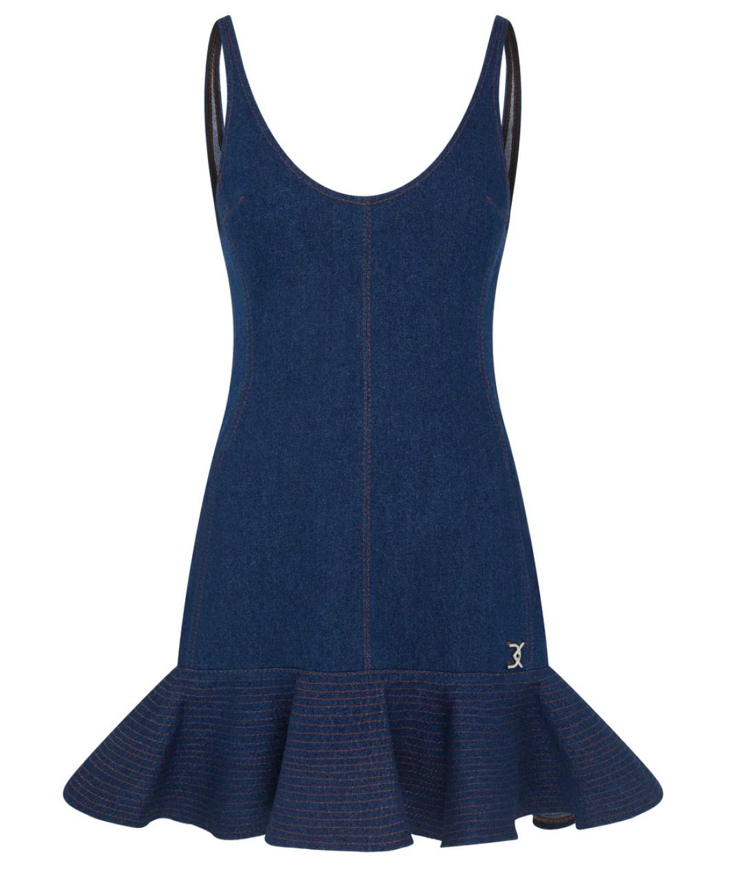 DAVID KOMA Синее коктейльное платье, фото 10