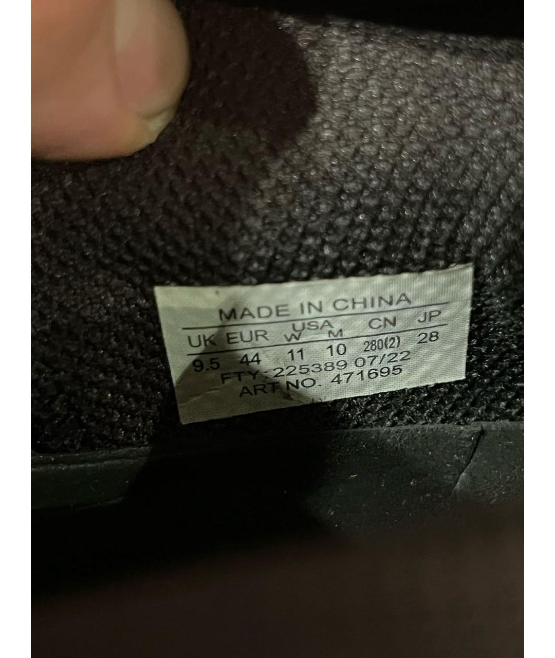 MAISON MARGIELA Черные текстильные высокие ботинки, фото 5