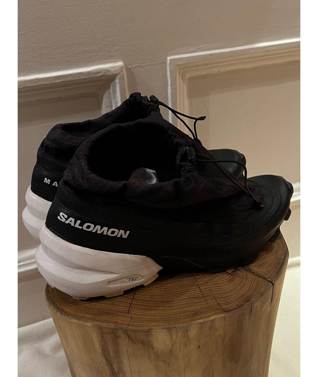 MAISON MARGIELA Черные текстильные высокие ботинки, фото 3