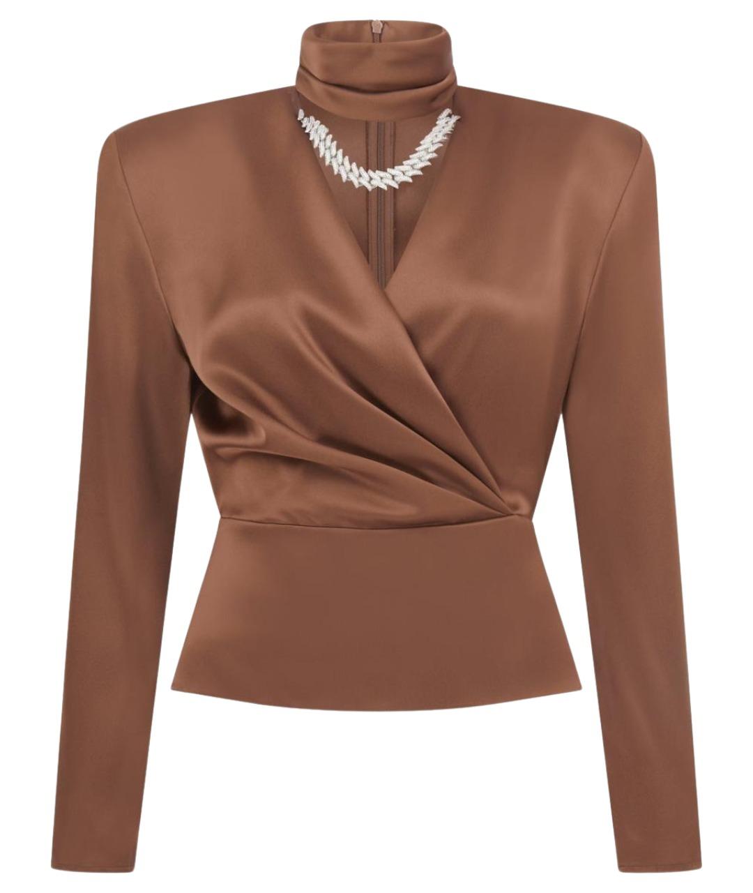 DAVID KOMA Коричневая блузы, фото 1