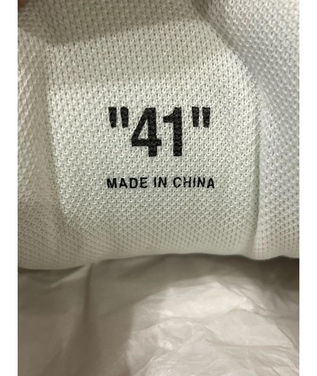 OFF-WHITE Розовые кожаные кроссовки, фото 5