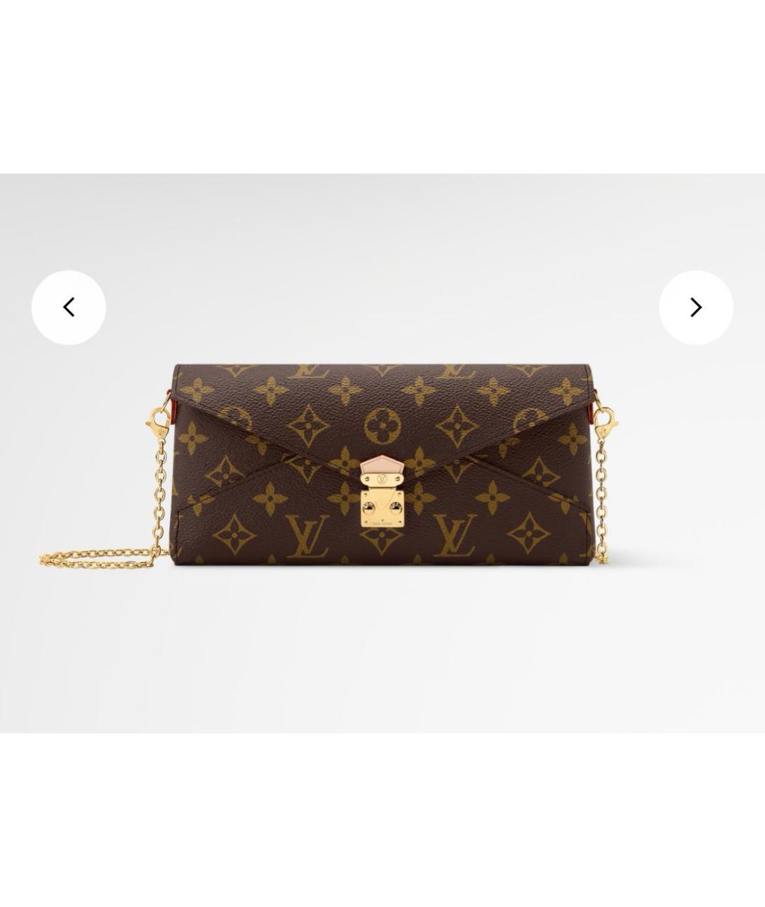 LOUIS VUITTON Коричневая сумка через плечо, фото 7