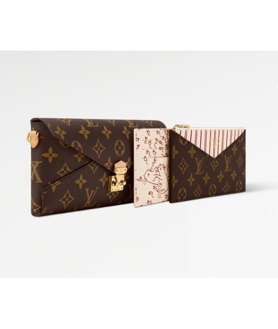 LOUIS VUITTON Коричневая сумка через плечо, фото 2