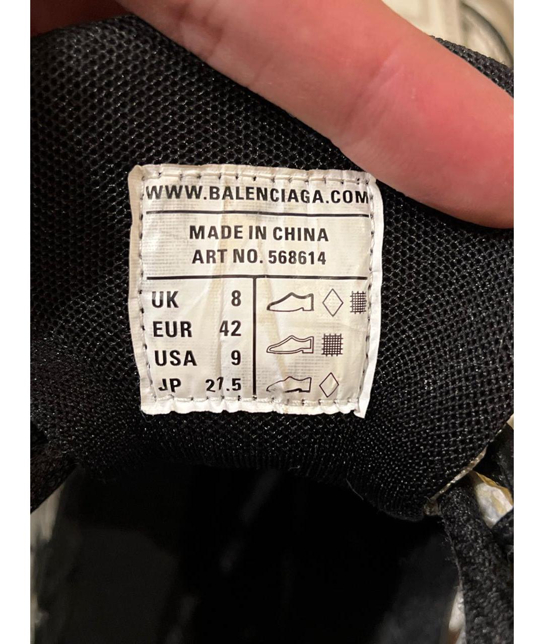 BALENCIAGA Мульти текстильные низкие кроссовки / кеды, фото 5