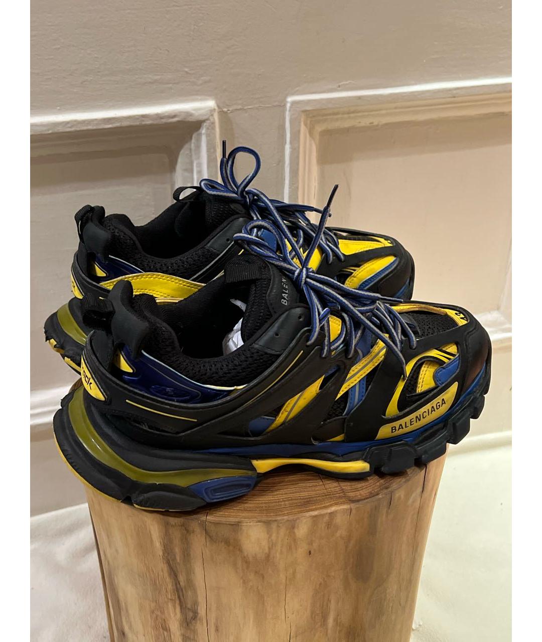 BALENCIAGA Мульти текстильные низкие кроссовки / кеды, фото 3