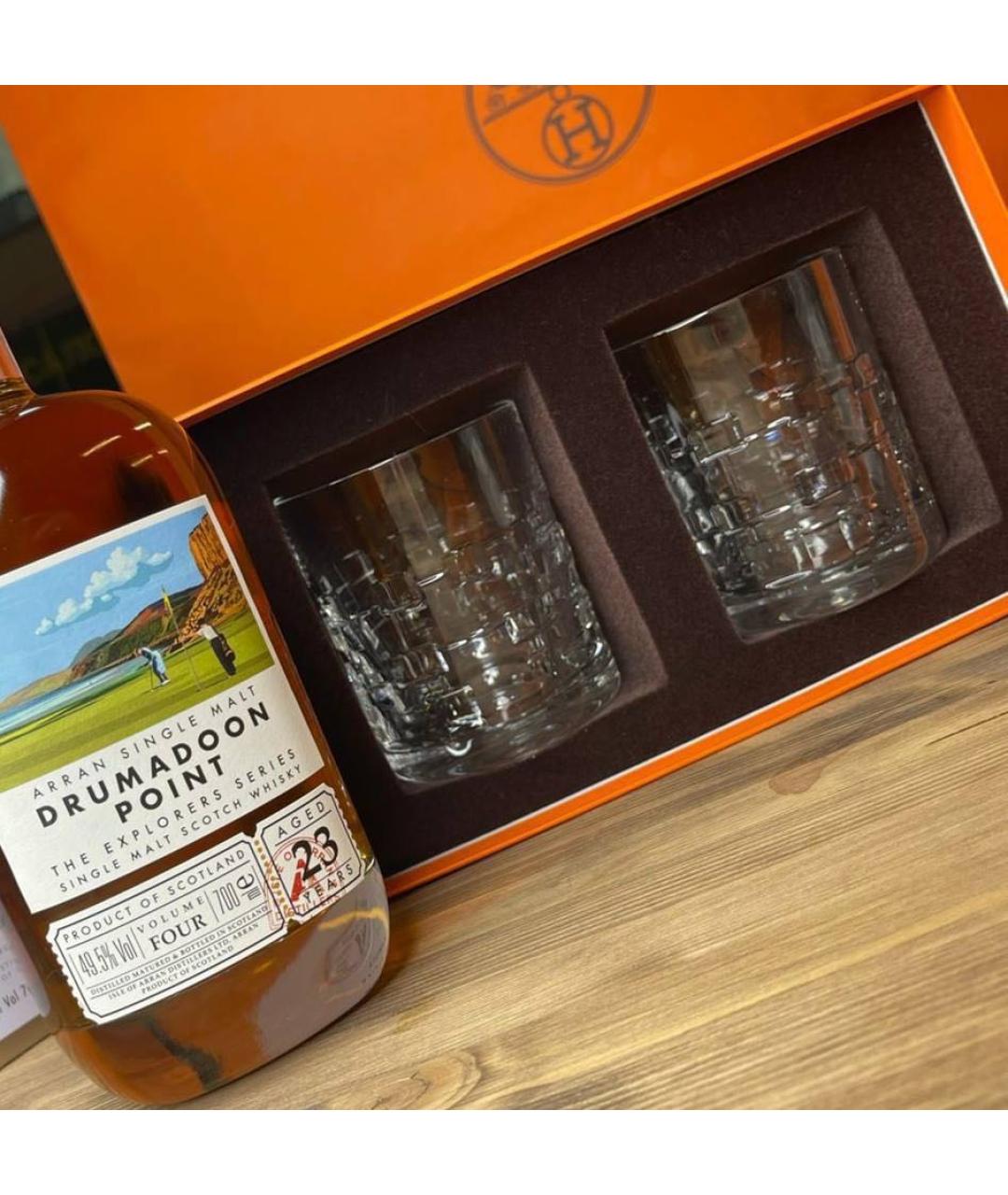 HERMES Стеклянный стакан для виски, фото 3