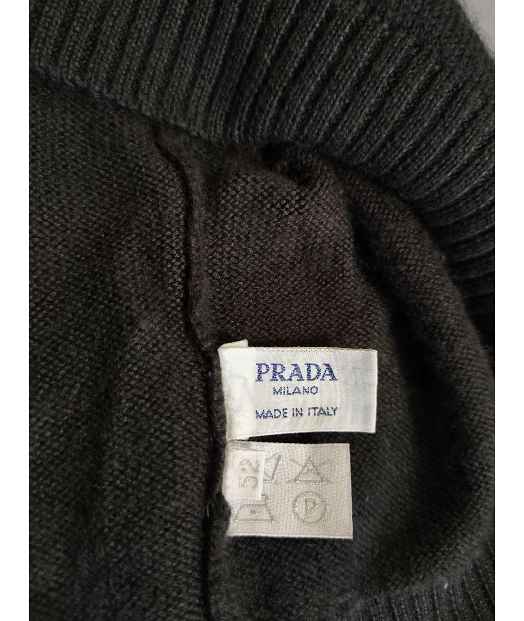 PRADA Зеленый кашемировый джемпер / свитер, фото 7