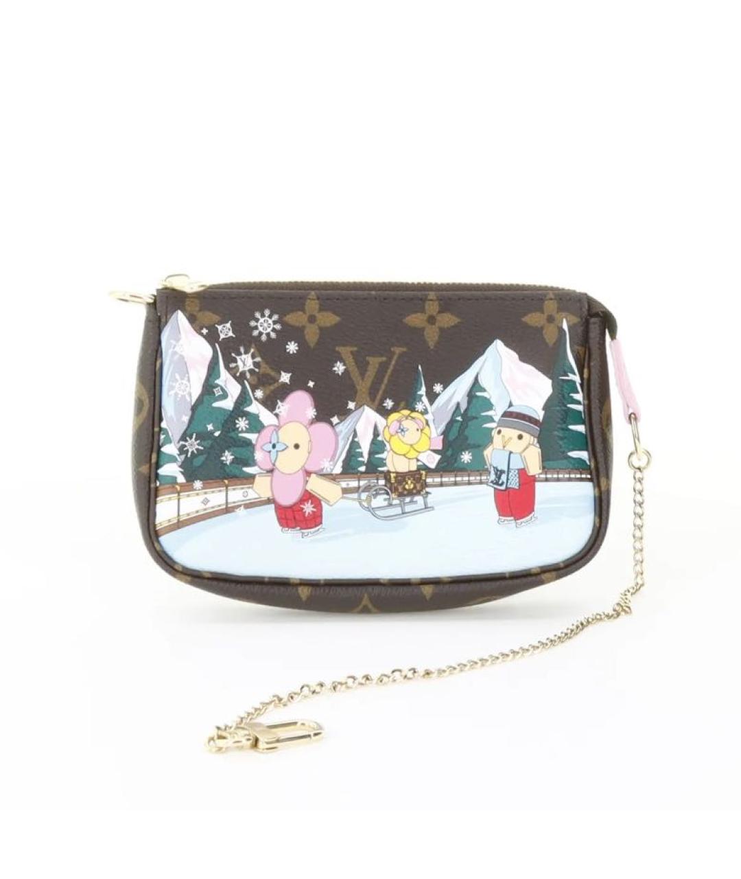 LOUIS VUITTON Коричневая сумка с короткими ручками, фото 8