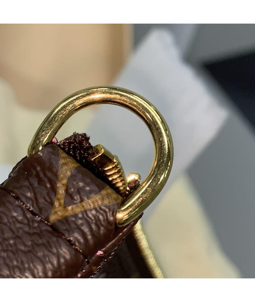 LOUIS VUITTON Коричневая сумка с короткими ручками, фото 7