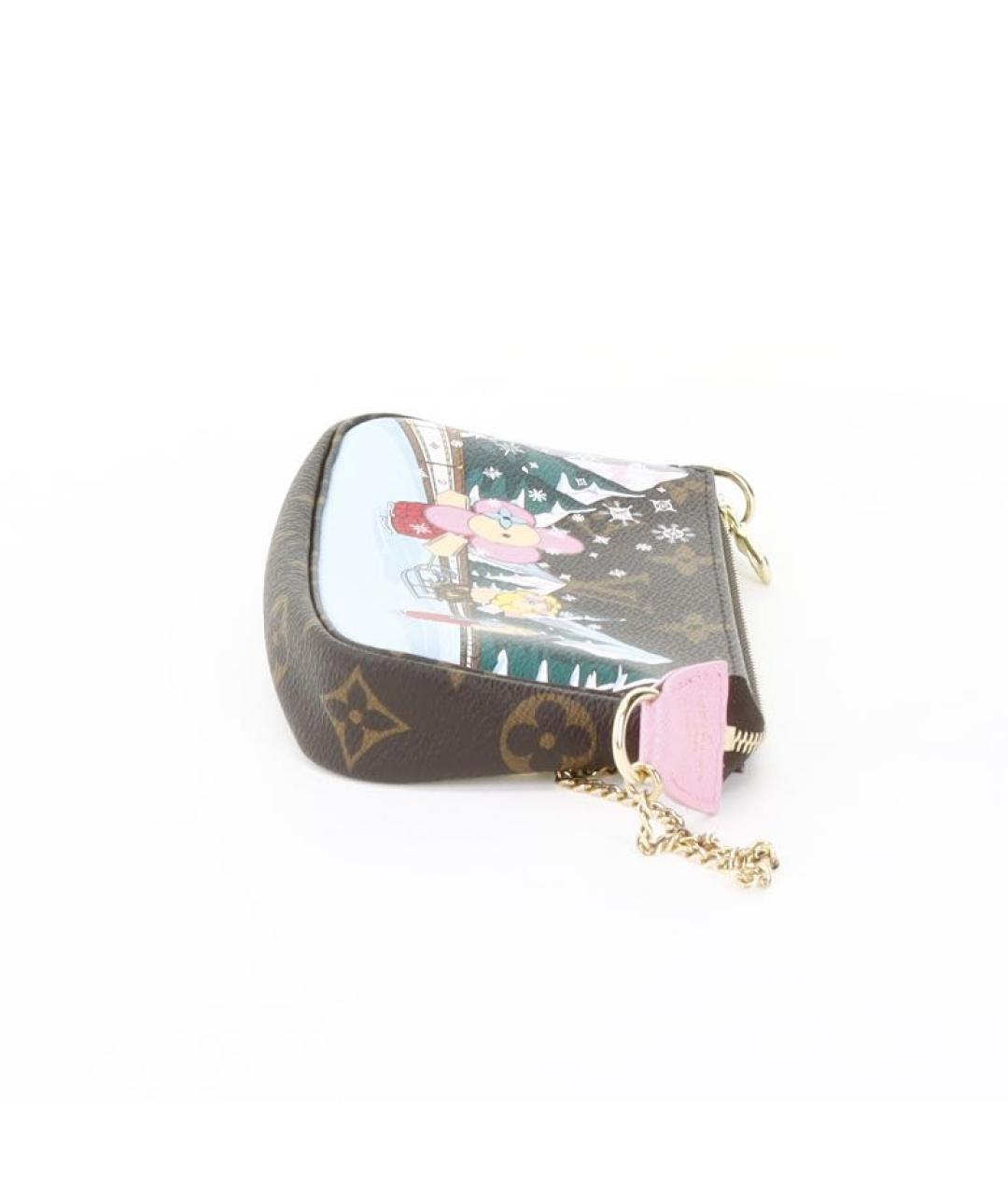 LOUIS VUITTON Коричневая сумка с короткими ручками, фото 3