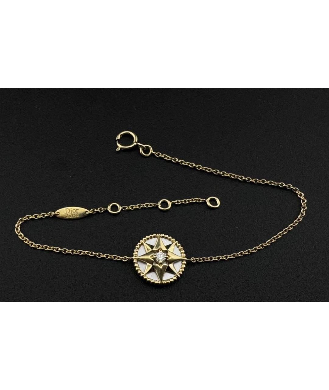 CHRISTIAN DIOR Золотой браслет из желтого золота, фото 9