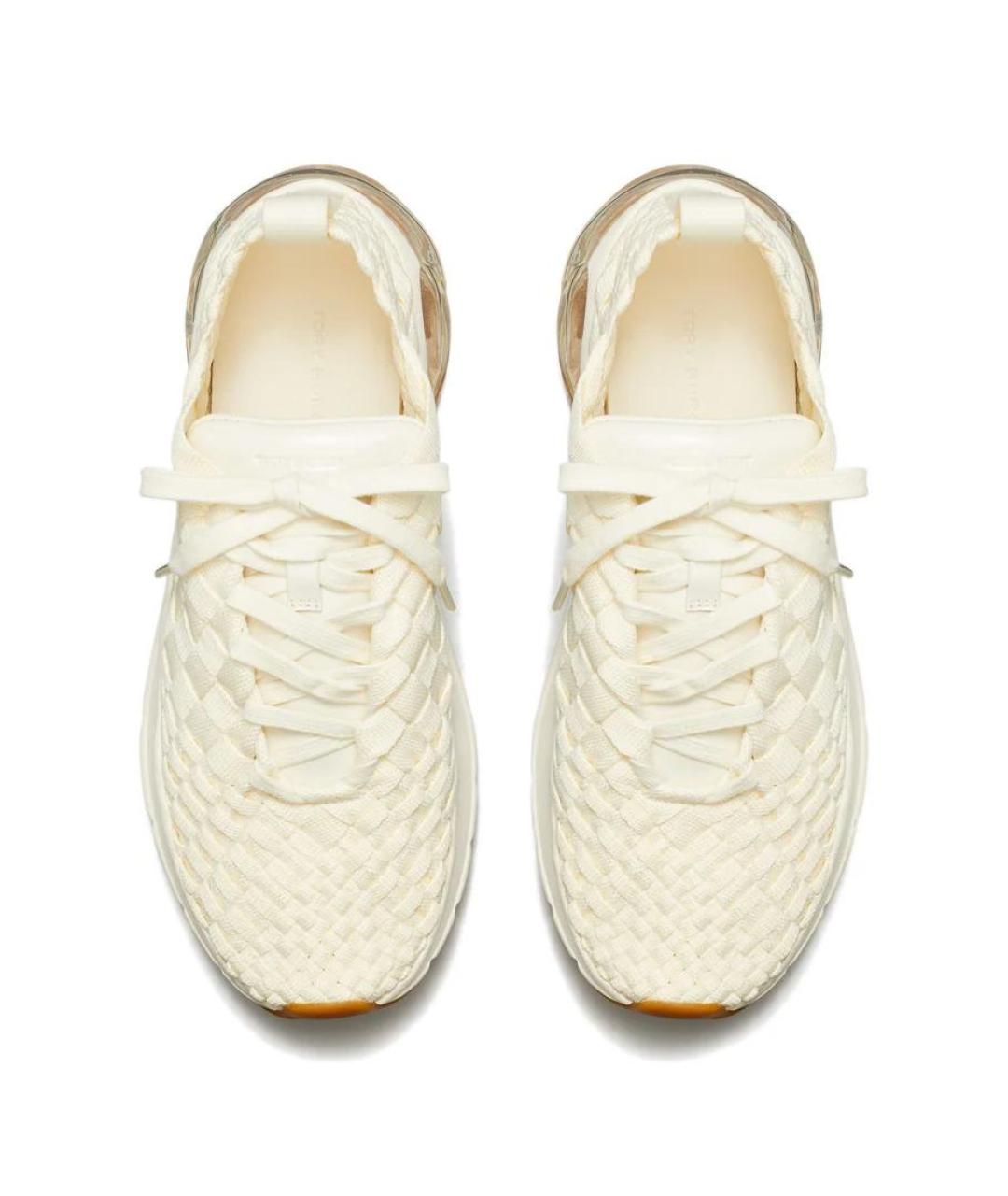 TORY BURCH Белые синтетические кроссовки, фото 2