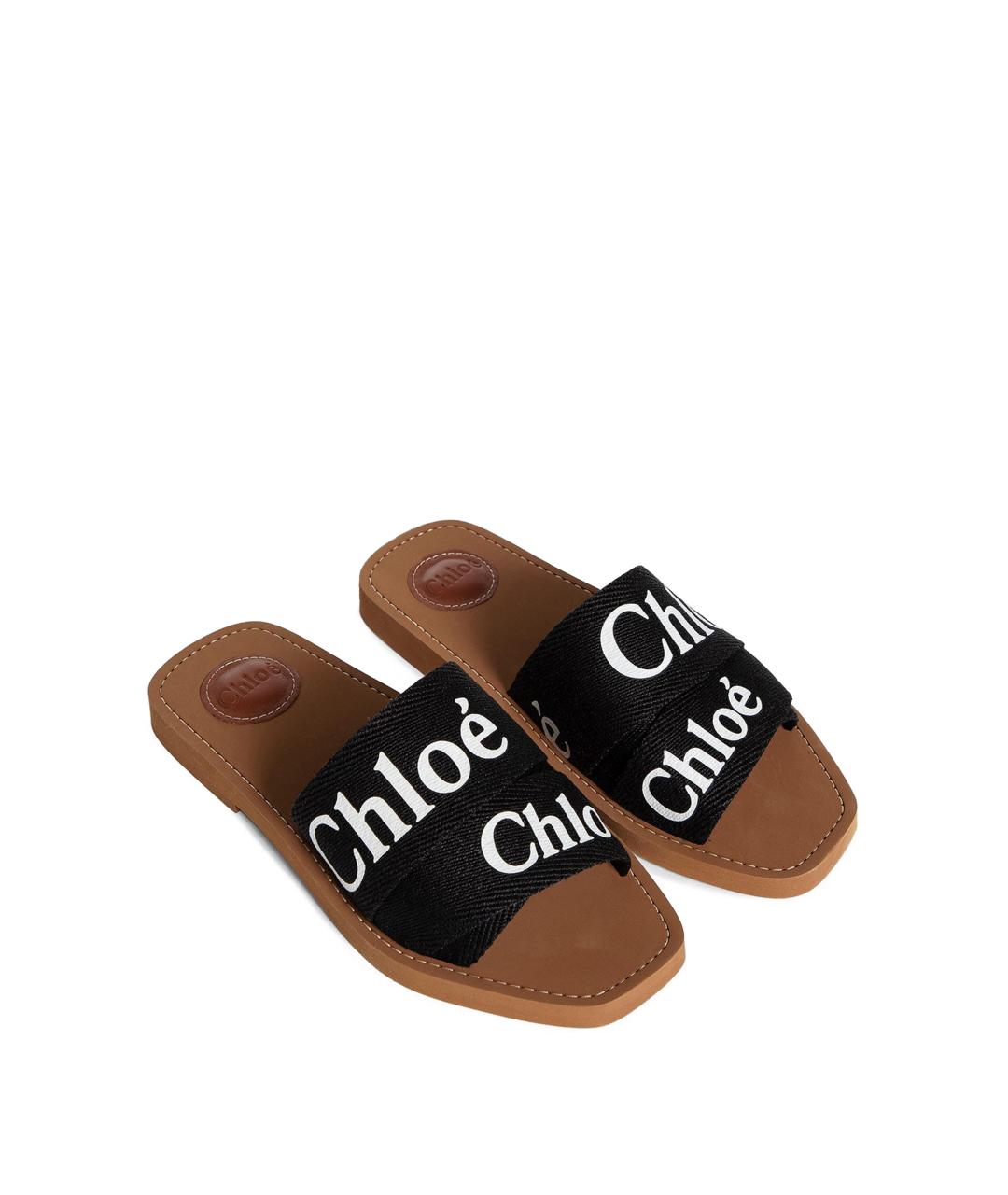 CHLOE Черные сандалии, фото 2