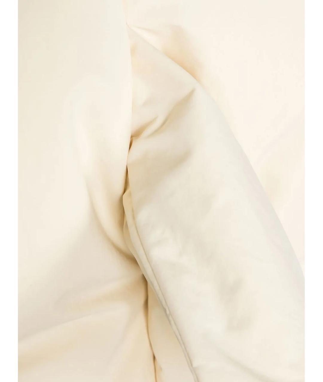 JIL SANDER Бежевый шарф, фото 3