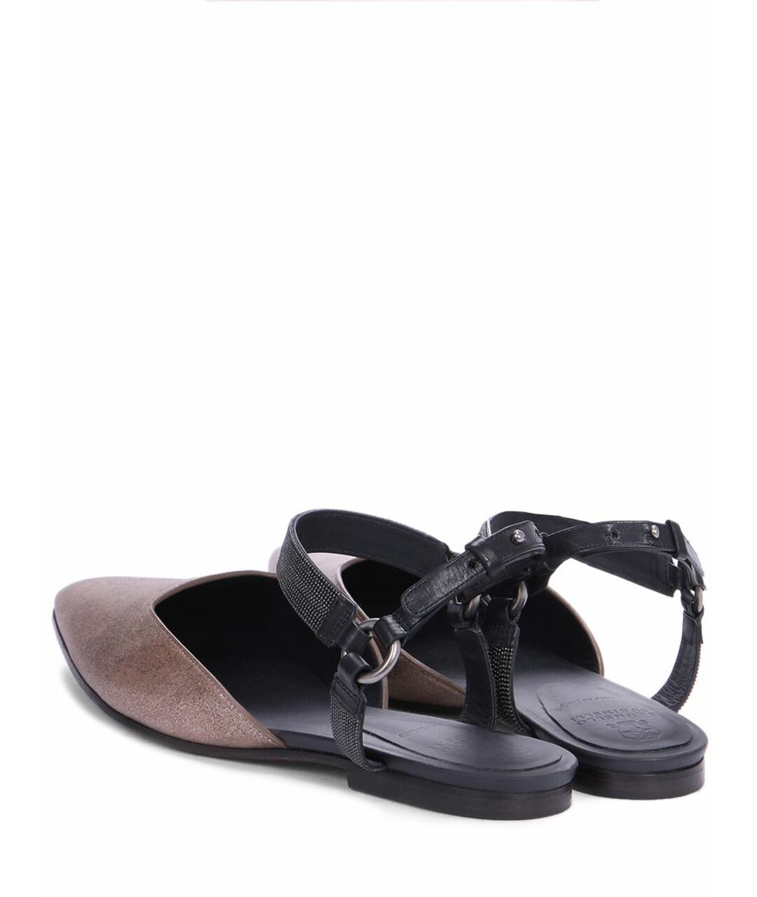 BRUNELLO CUCINELLI Кожаные балетки, фото 4