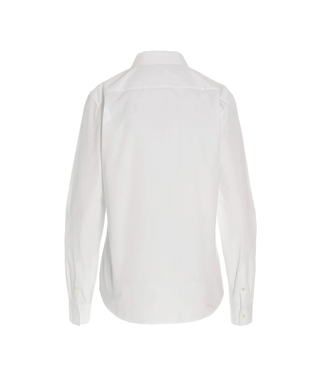 JIL SANDER Белая хлопковая рубашка, фото 2