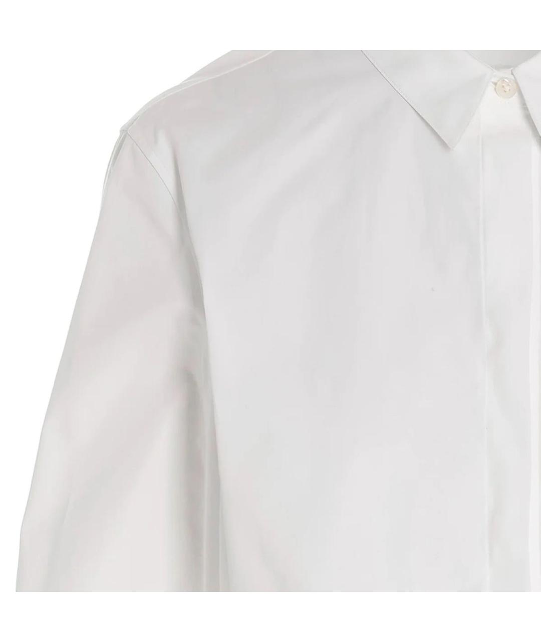 JIL SANDER Белая хлопковая рубашка, фото 3