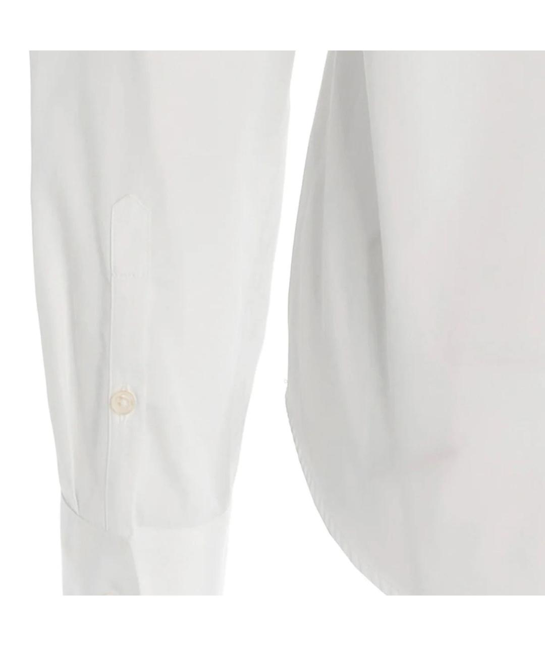 JIL SANDER Белая хлопковая рубашка, фото 4