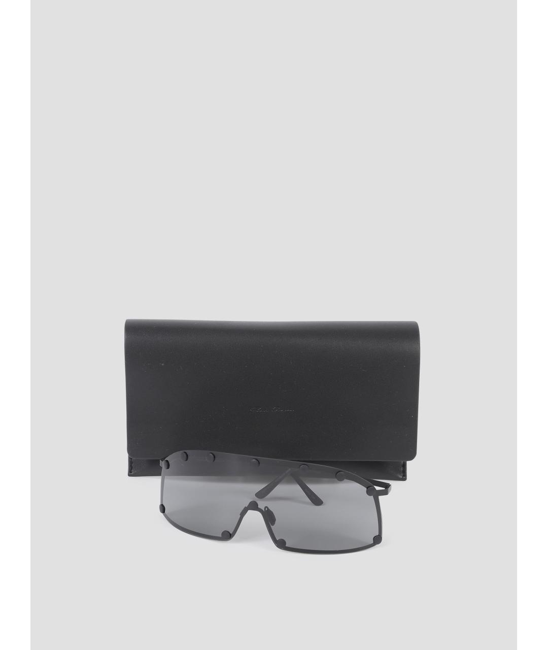 RICK OWENS Черные солнцезащитные очки, фото 2