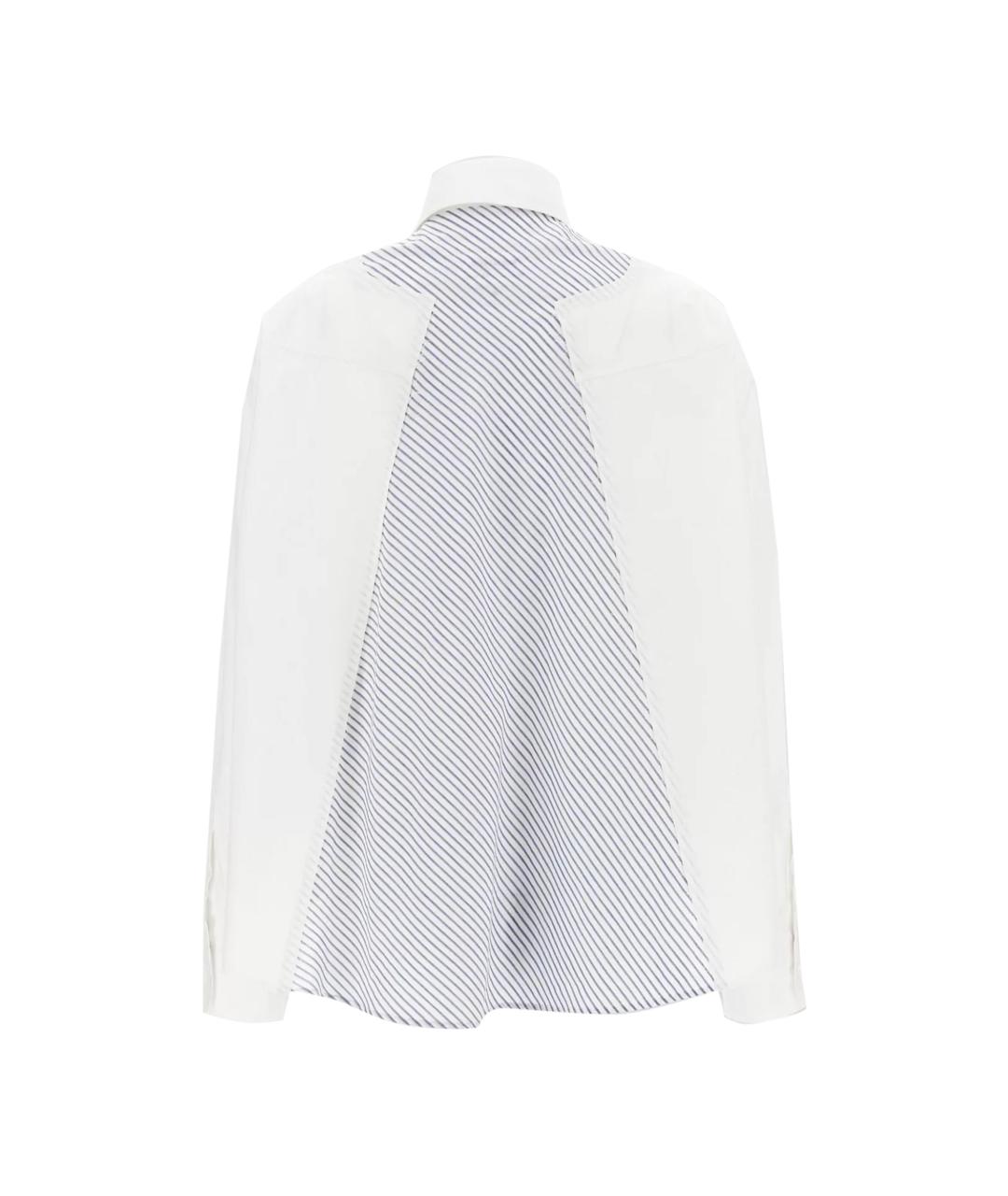 MM6 MAISON MARGIELA Белая хлопковая рубашка, фото 2