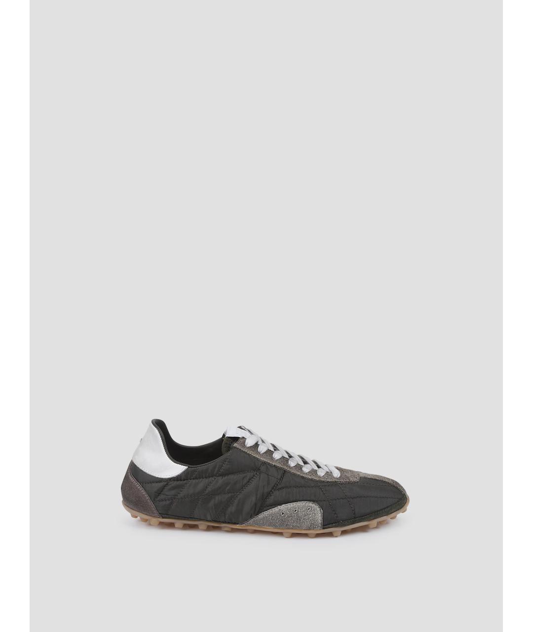 MAISON MARGIELA Серые низкие кроссовки / кеды, фото 4