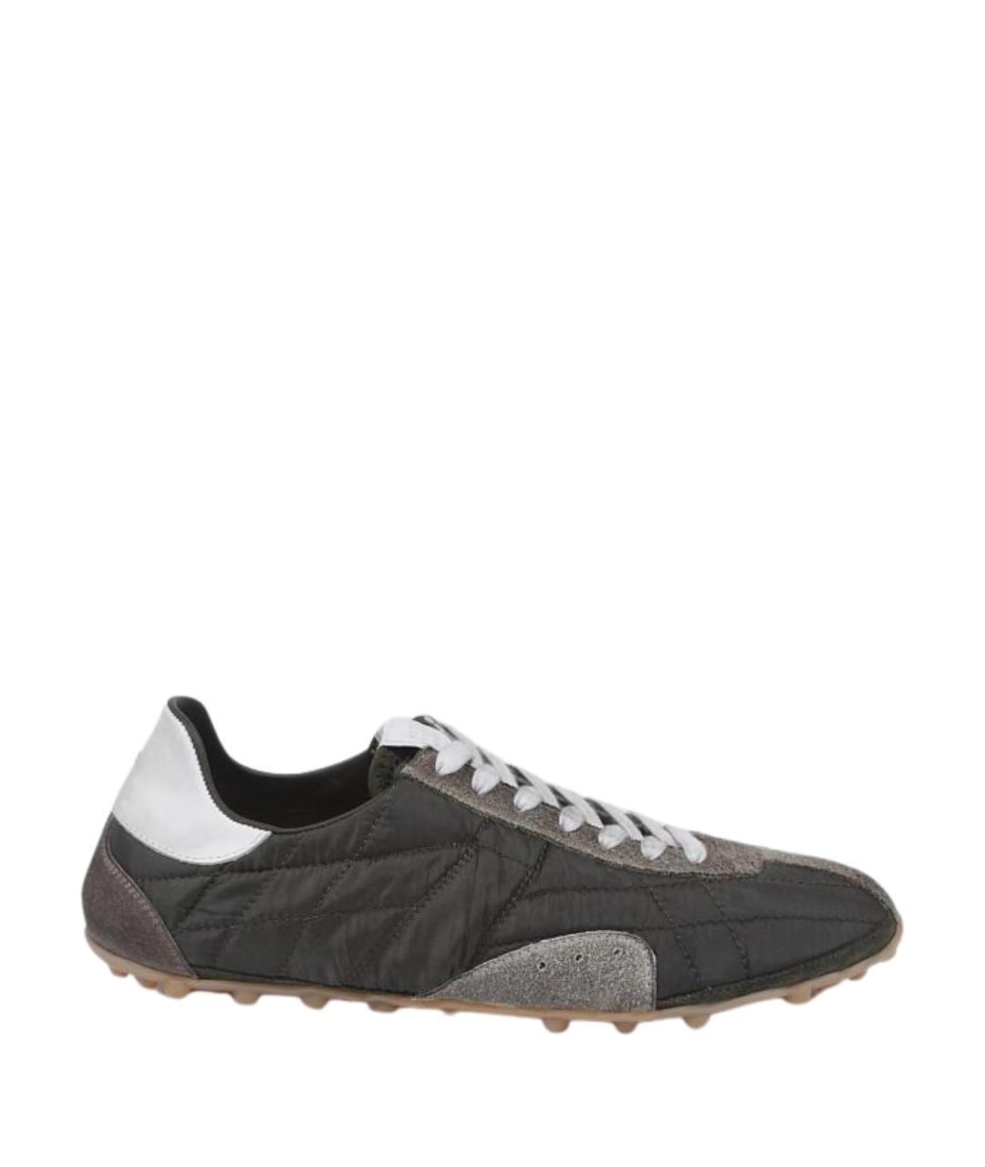 MAISON MARGIELA Серые низкие кроссовки / кеды, фото 1