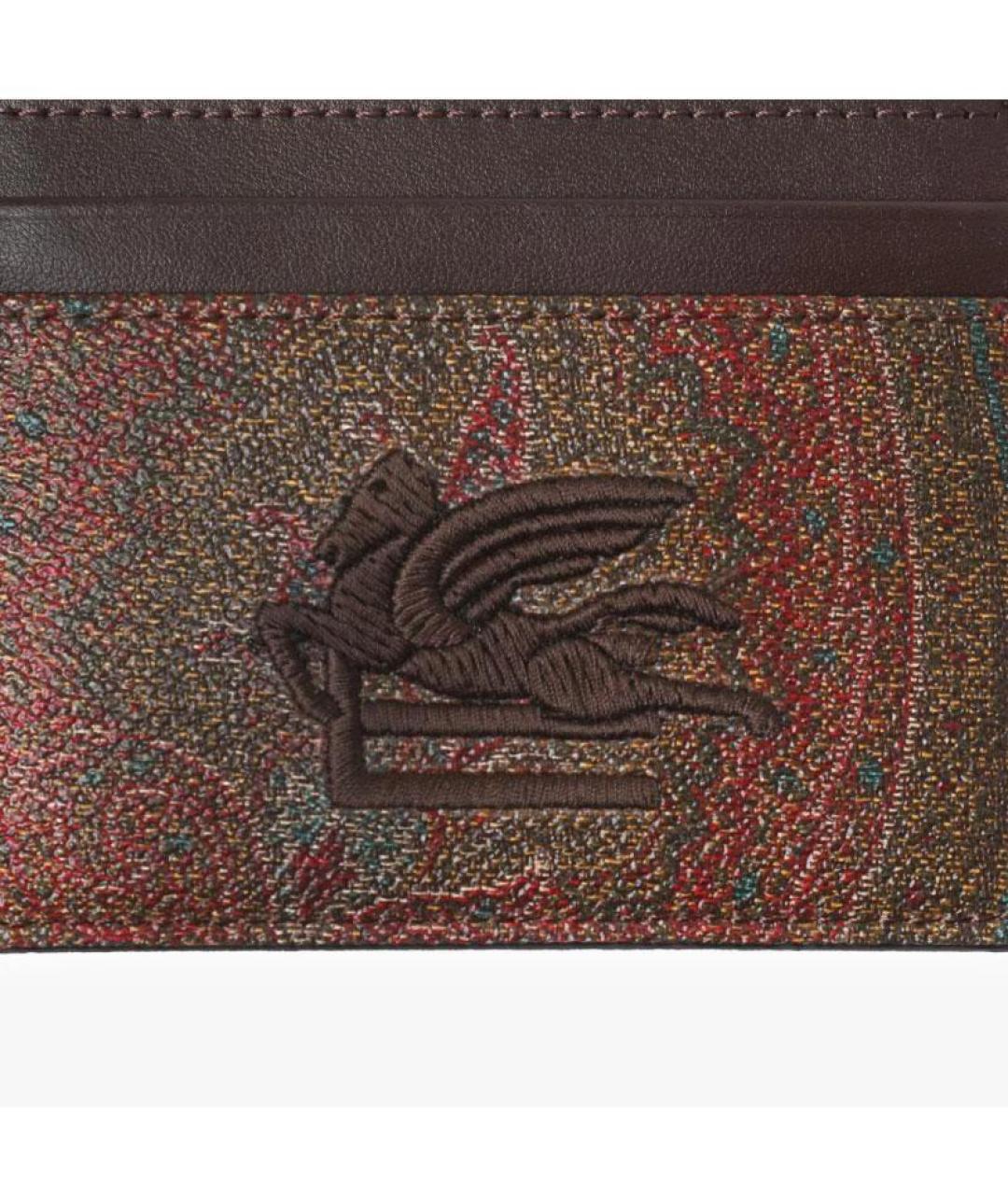 ETRO Коричневый кардхолдер, фото 4