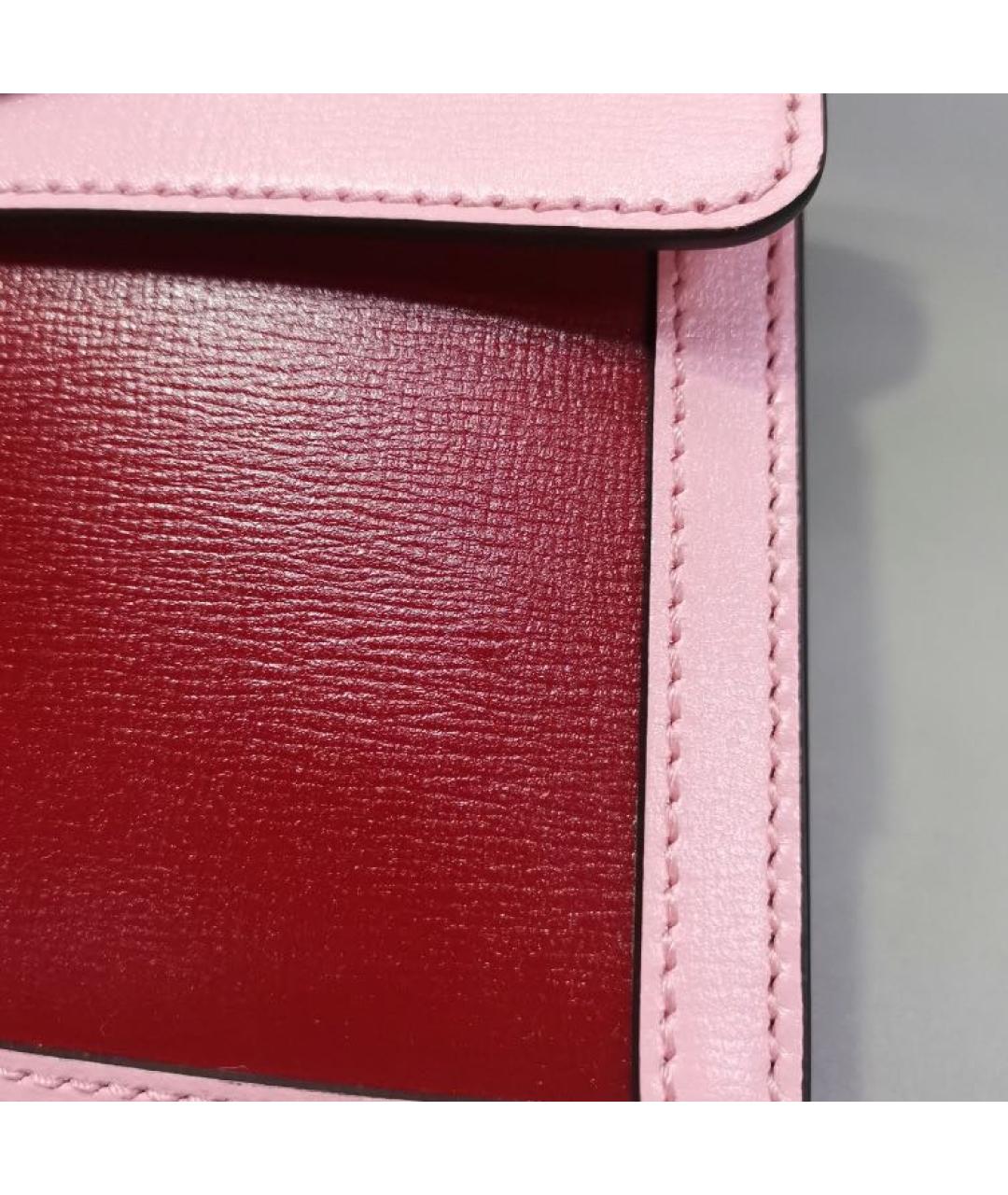 GUCCI Розовая кожаная сумка через плечо, фото 8