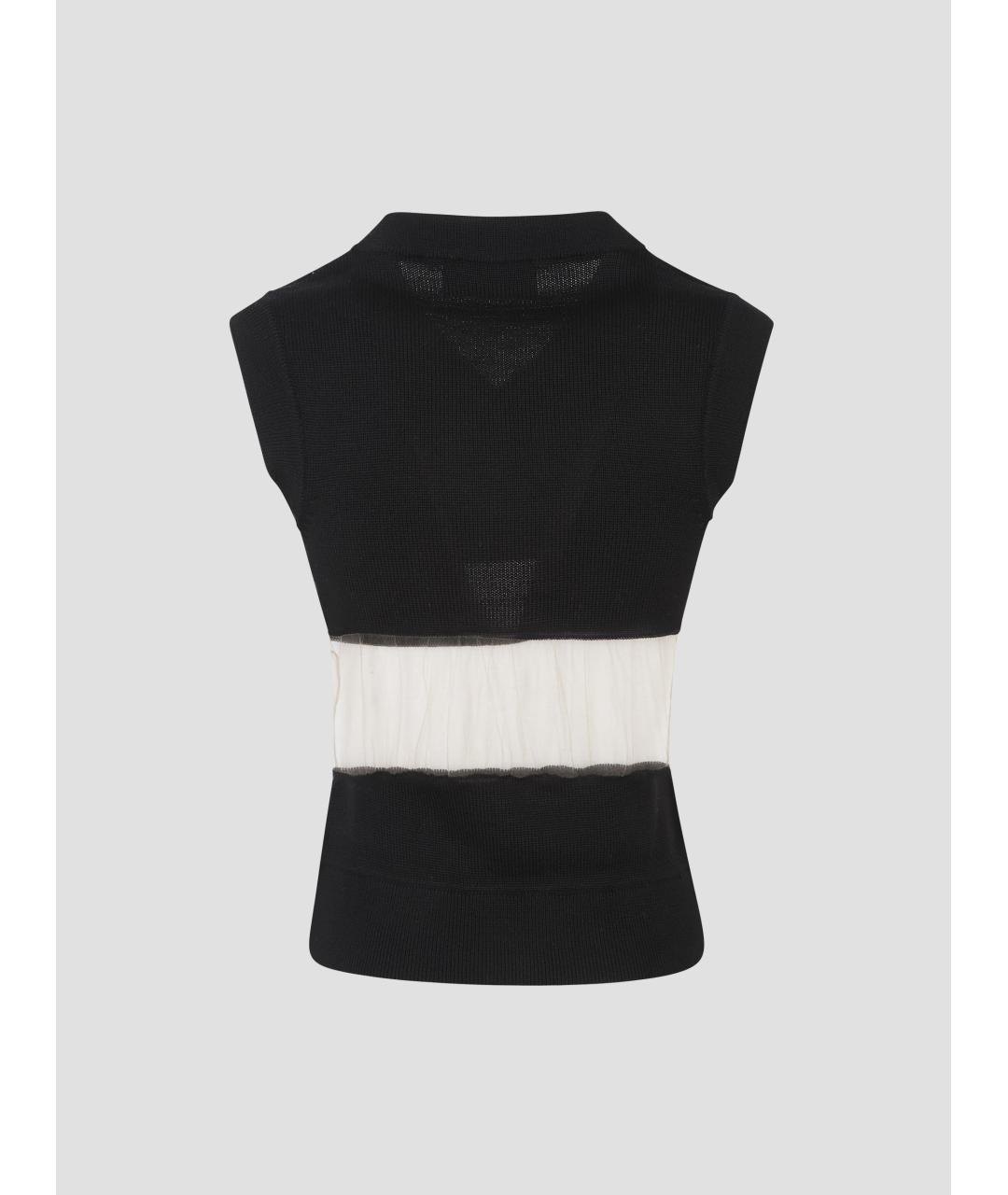 DURAN LANTIK Черная шерстяная жилетка, фото 2