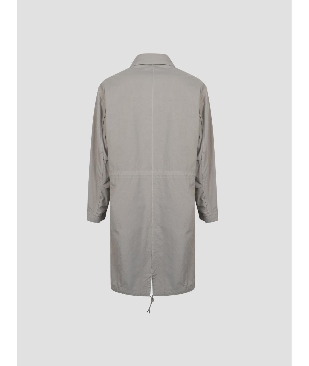 CP COMPANY Серое полиамидовое пальто, фото 2