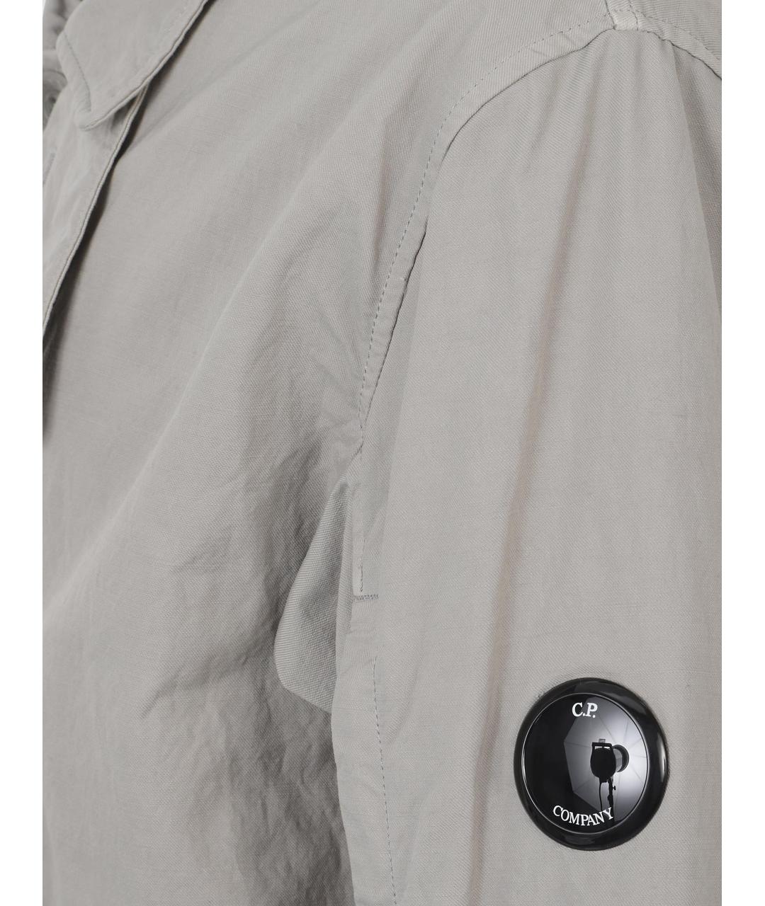 CP COMPANY Серое полиамидовое пальто, фото 3