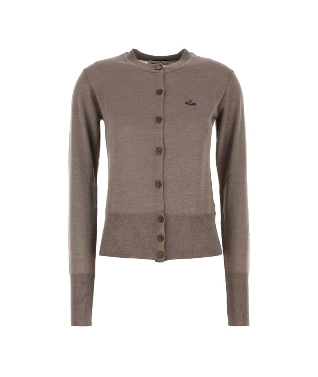 VIVIENNE WESTWOOD Бежевый шерстяной кардиган, фото 1