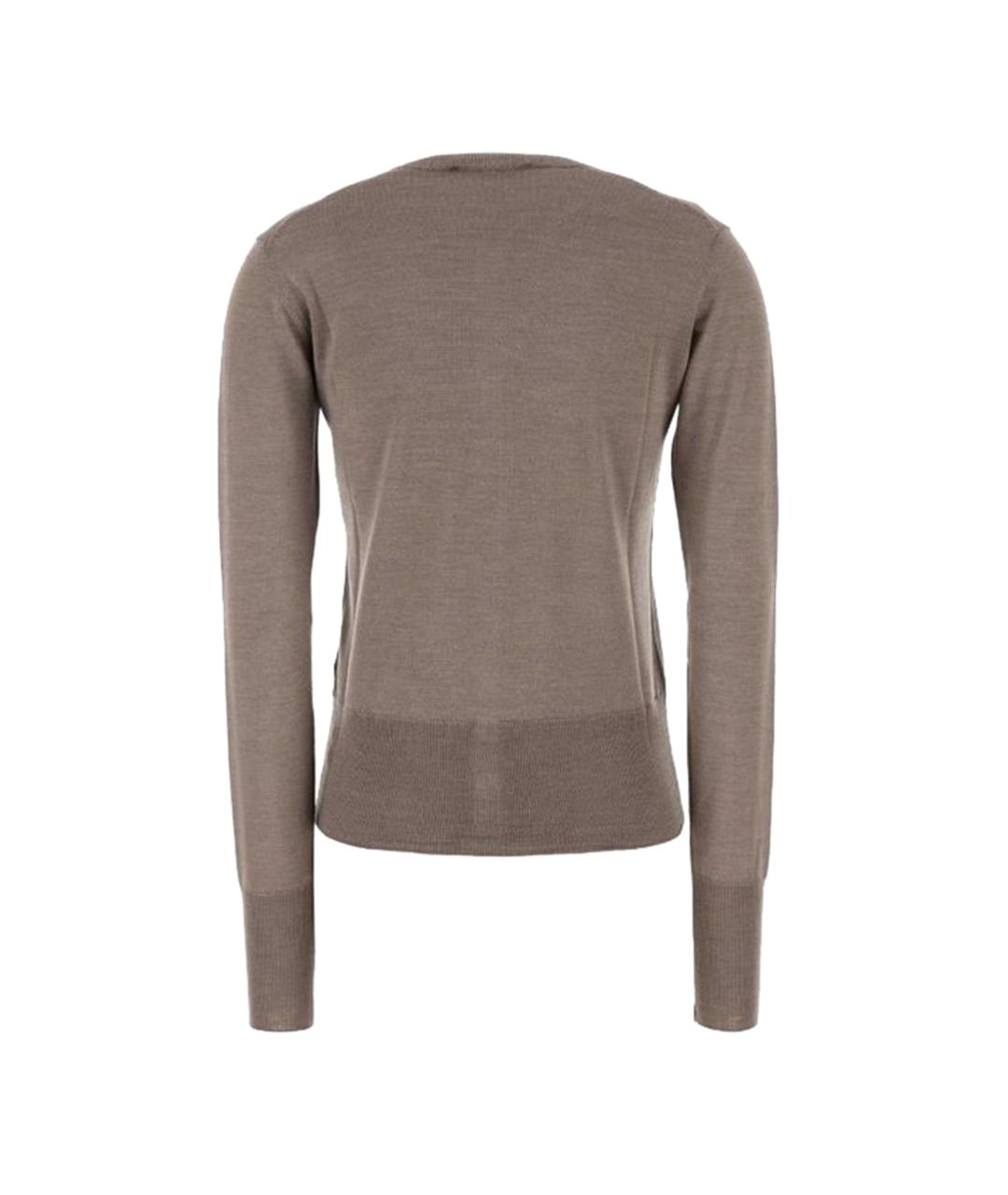 VIVIENNE WESTWOOD Бежевый шерстяной кардиган, фото 2