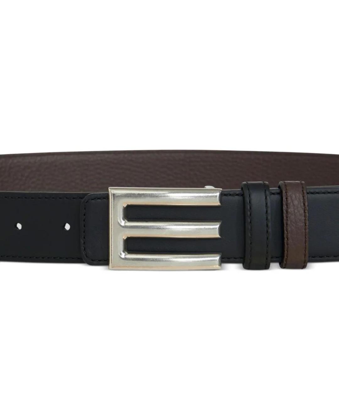 ETRO Коричневый кожаный ремень, фото 3