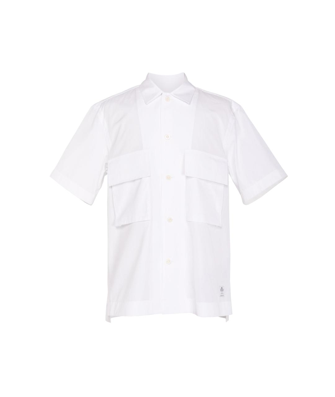 SACAI Белая хлопковая кэжуал рубашка, фото 1