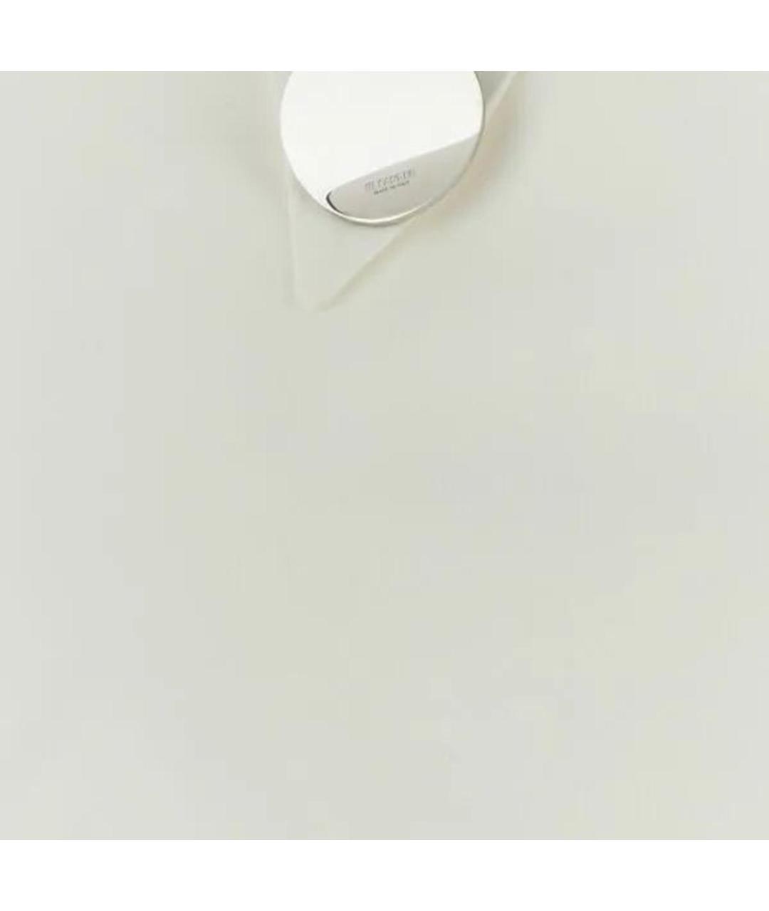 JIL SANDER Белое хлопковое повседневное платье, фото 3