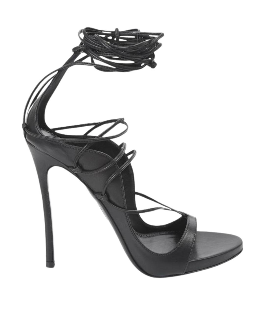 DSQUARED2 Черные кожаные туфли, фото 1