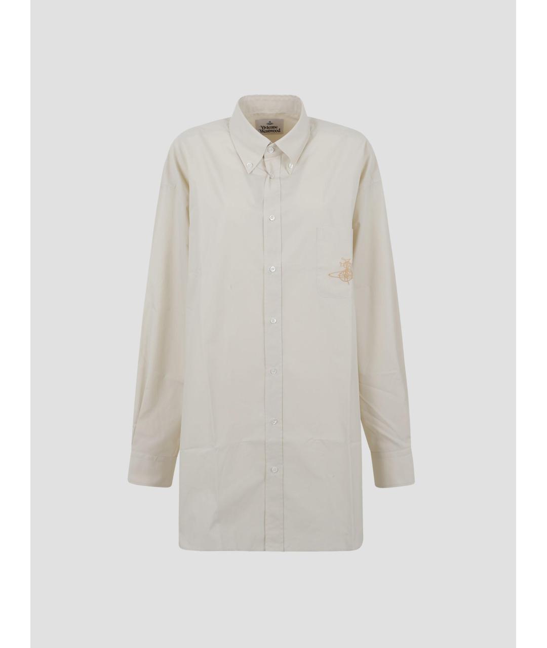 VIVIENNE WESTWOOD Белая хлопковая рубашка, фото 4