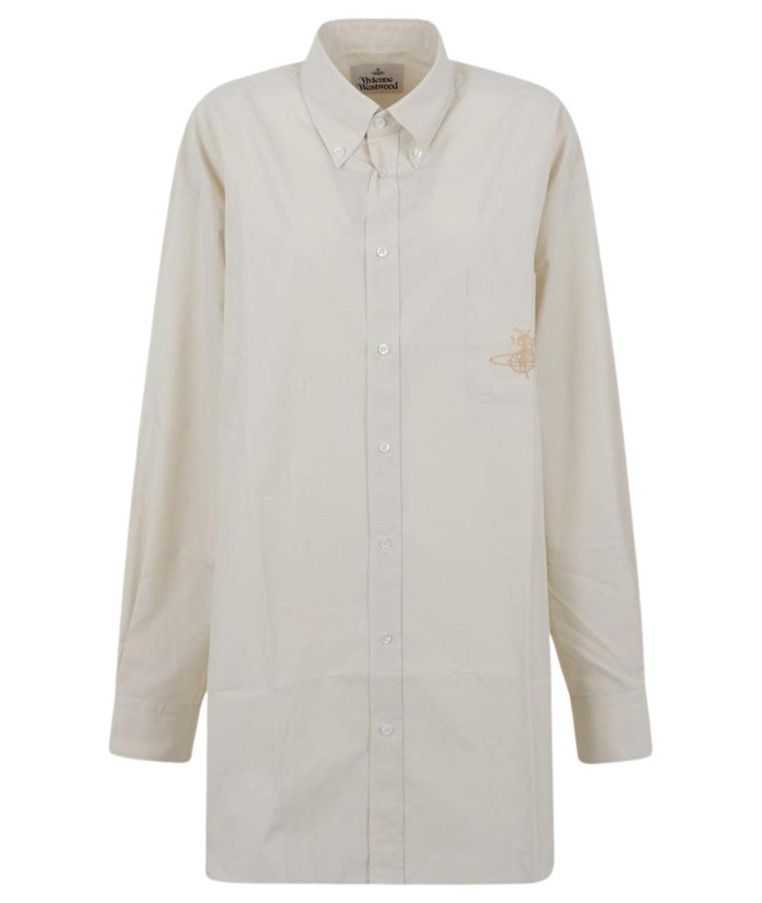 VIVIENNE WESTWOOD Белая хлопковая рубашка, фото 1