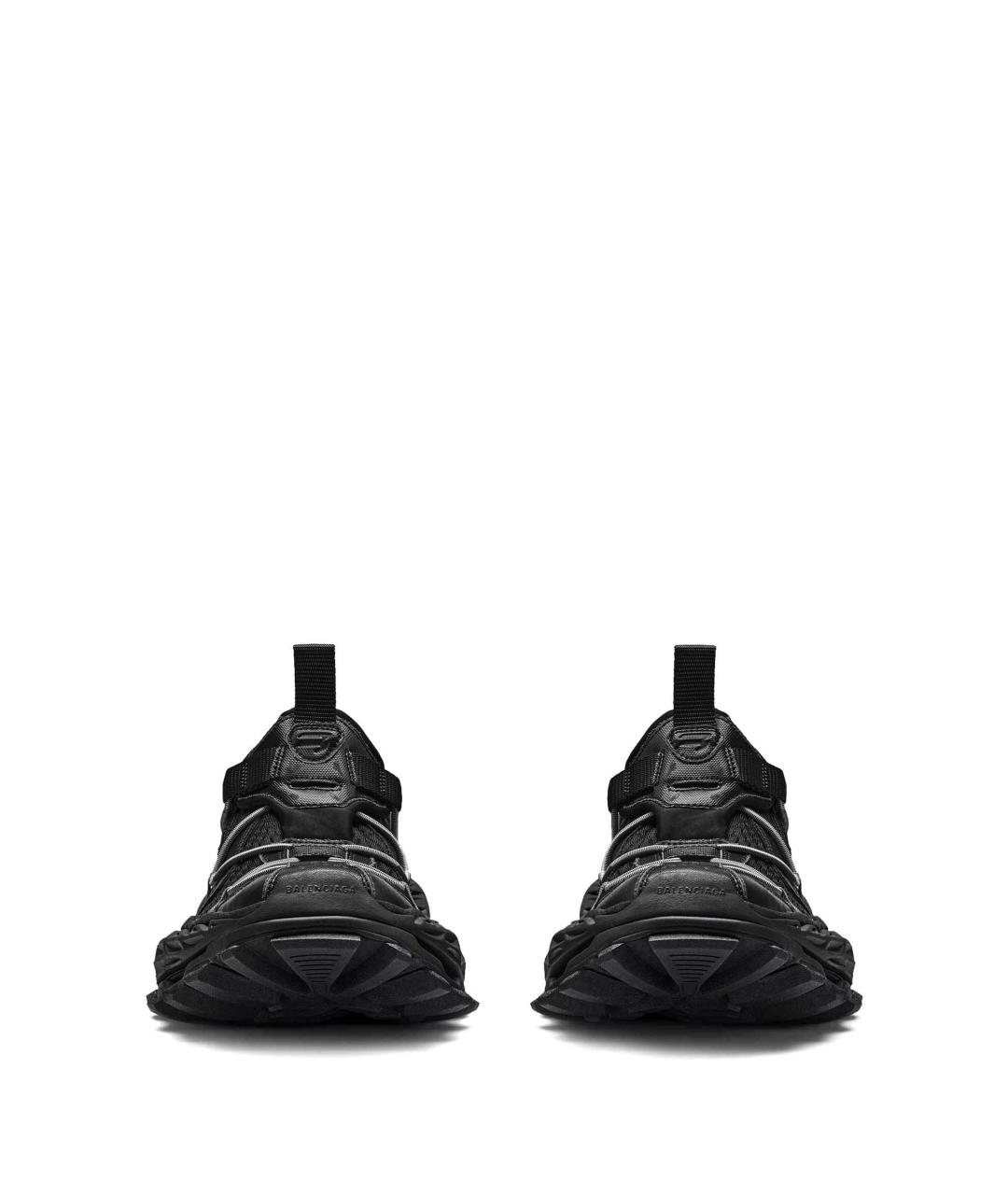 BALENCIAGA Черные низкие кроссовки / кеды, фото 3