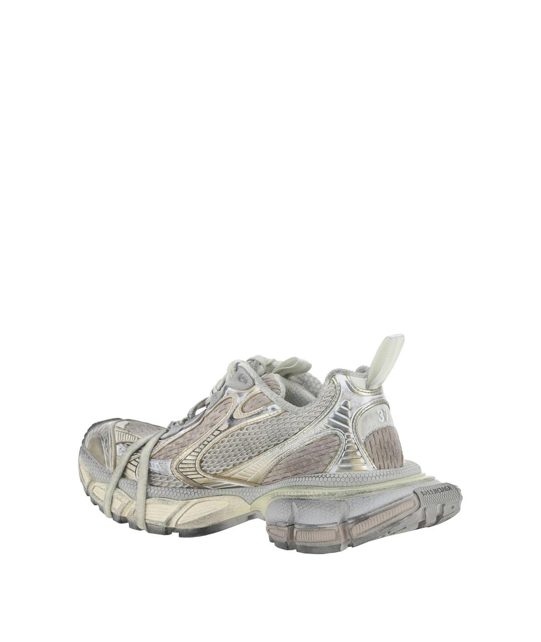 BALENCIAGA Белые текстильные кроссовки, фото 3